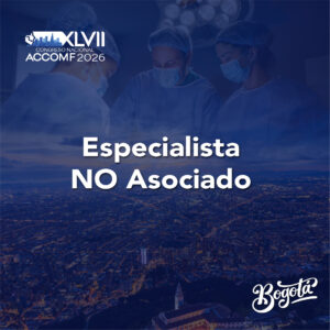 ESPECIALISTA NO ASOCIADO INACTIVO CONGRESO 2026